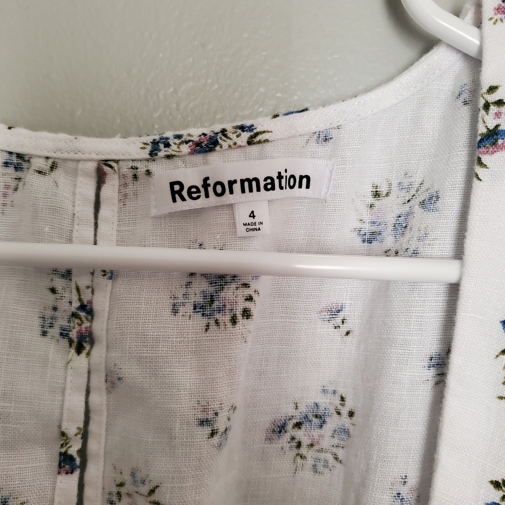 Reformation Pacome Linen Dress - Picture 4 of 10
